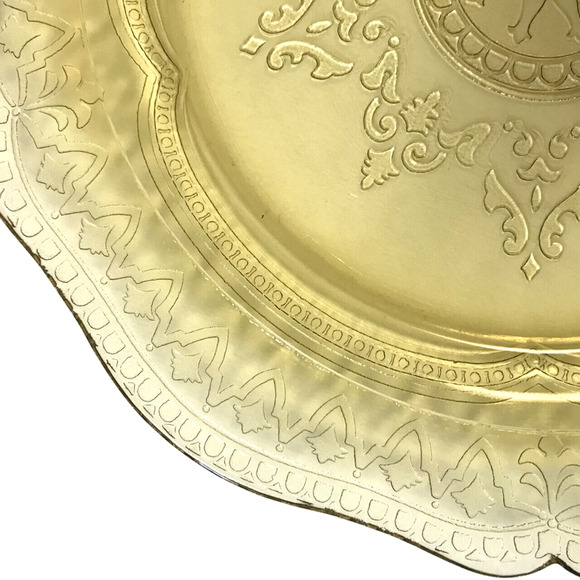 Vintage Depression 11" Federal Glass Amber Patrician/Spoke Pattern Dinner Plate - Picture 5 of 8